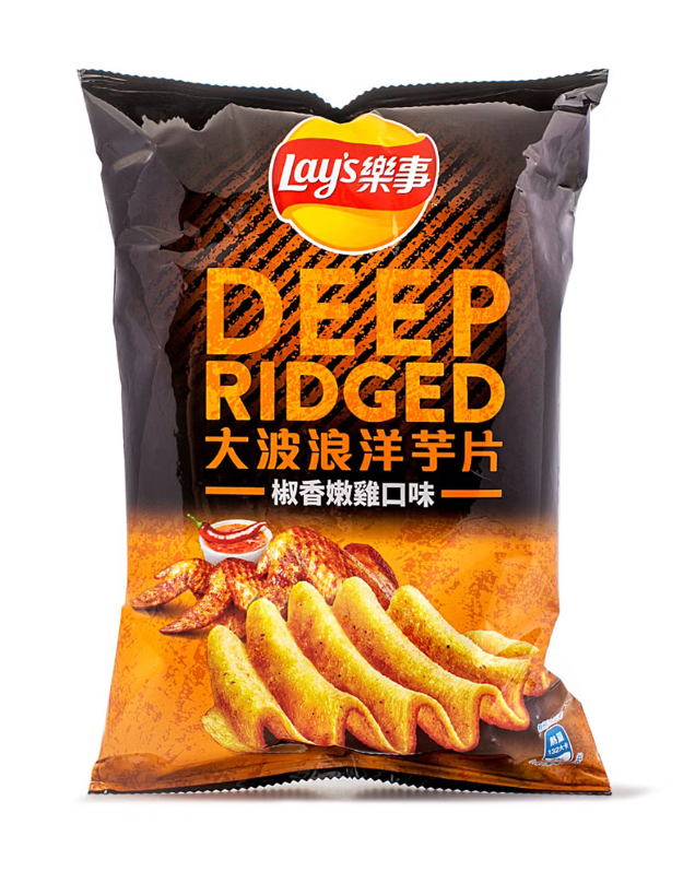 Lay's Deep Ridge Pepper Chicken Chips 30.5g