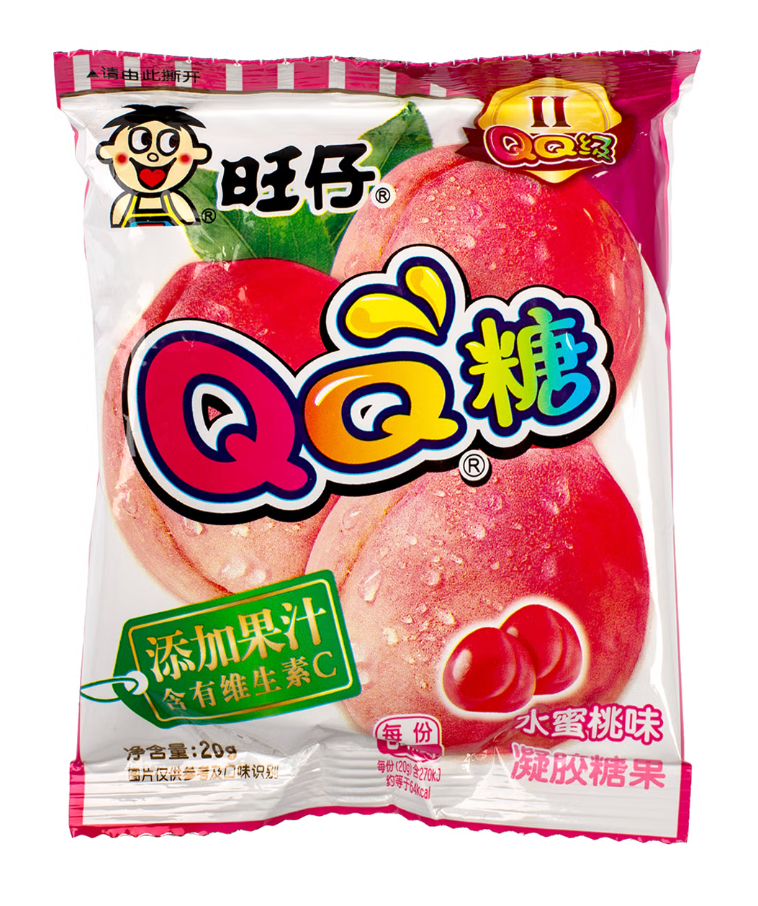 Want Want QQ Gummy Peach 20g
