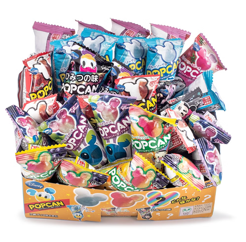 Glico Disney Popcan Random Flavor Lollipop