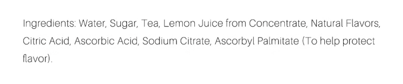 Vita Lemon Black Tea 8.45 fl oz