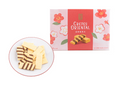 Garden Crispy Crepe Cookies Vanilla and Peanut Flavor Gift Box 230g